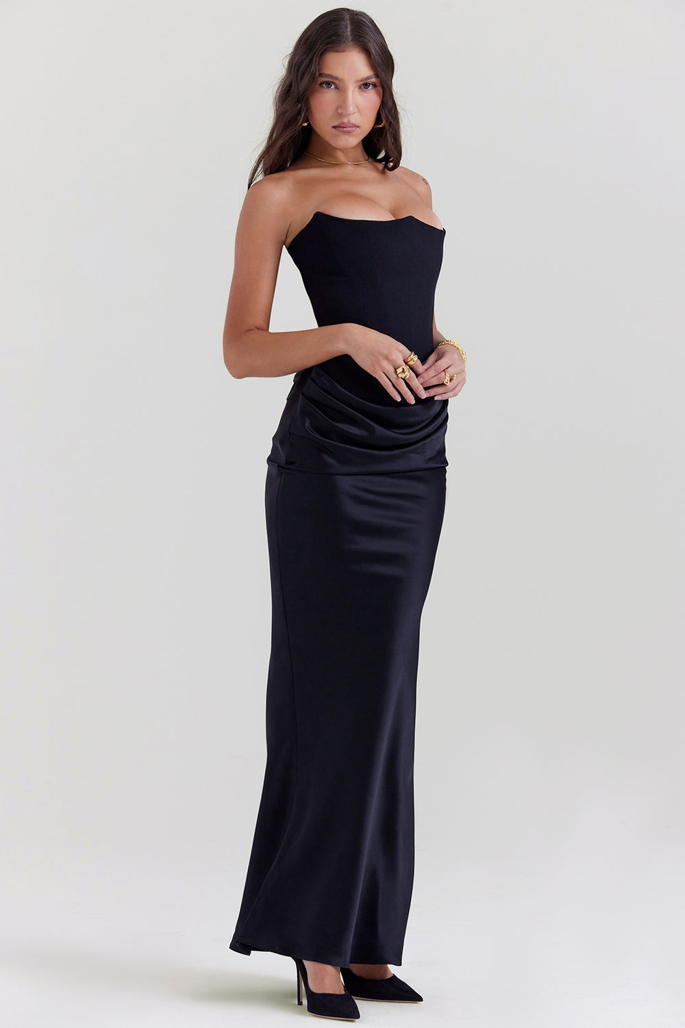 Alanis | Corset Bodice Prom Maxi Dress