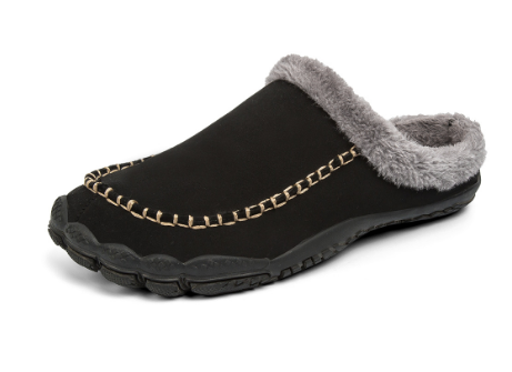 Helmuth | Fur-Lined Suede-Style Moccasin Slippers