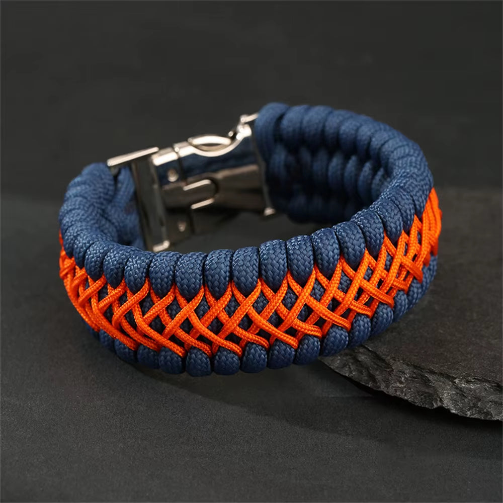 KnotVanta | Woven Cord Bracelet with Metal Buckle