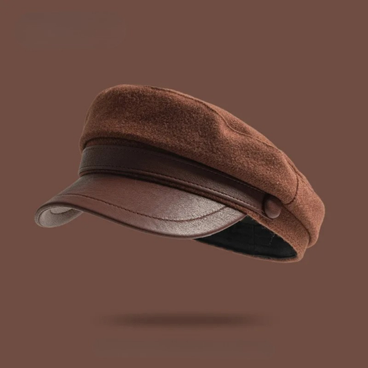 Zivko | Baker Boy Cap Brown Curved Brim