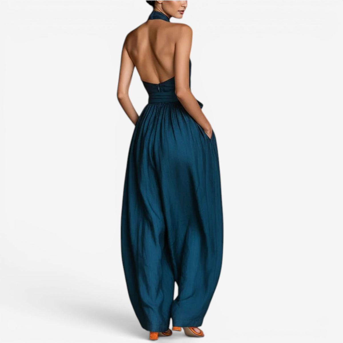 Nicholen - Wide Leg Sleeveless Jumpsuit