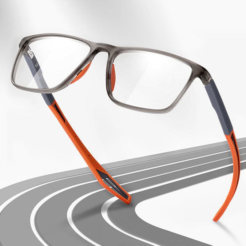 VistaFlex | Rectangular Glasses with Contrast Temples