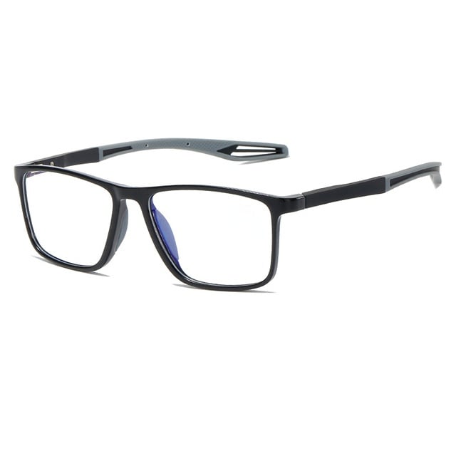 VistaFlex | Rectangular Glasses with Contrast Temples