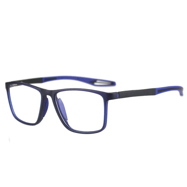 VistaFlex | Rectangular Glasses with Contrast Temples