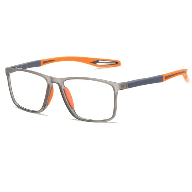VistaFlex | Rectangular Glasses with Contrast Temples