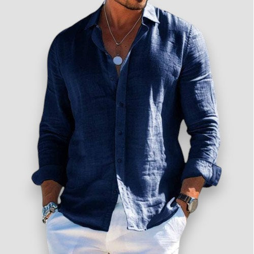Christopher - Lightweight Button-Up Shirt