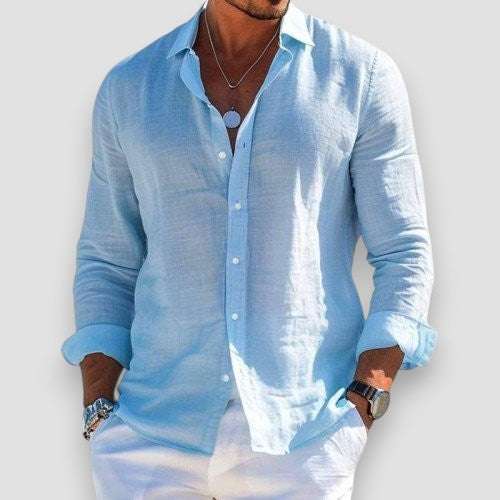 Christopher - Lightweight Button-Up Shirt
