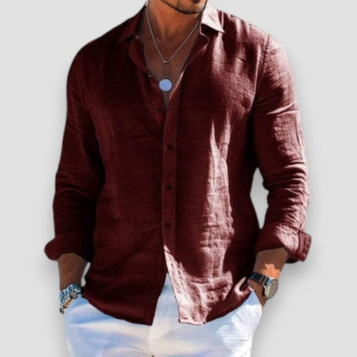 Christopher - Lightweight Button-Up Shirt