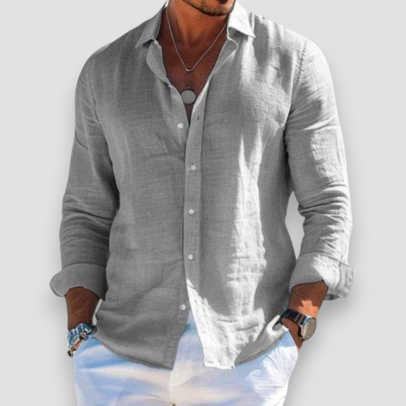 Christopher - Lightweight Button-Up Shirt