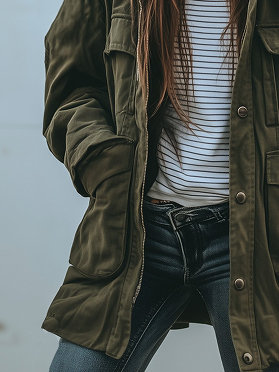 Naelani | Hooded Utility Jacket