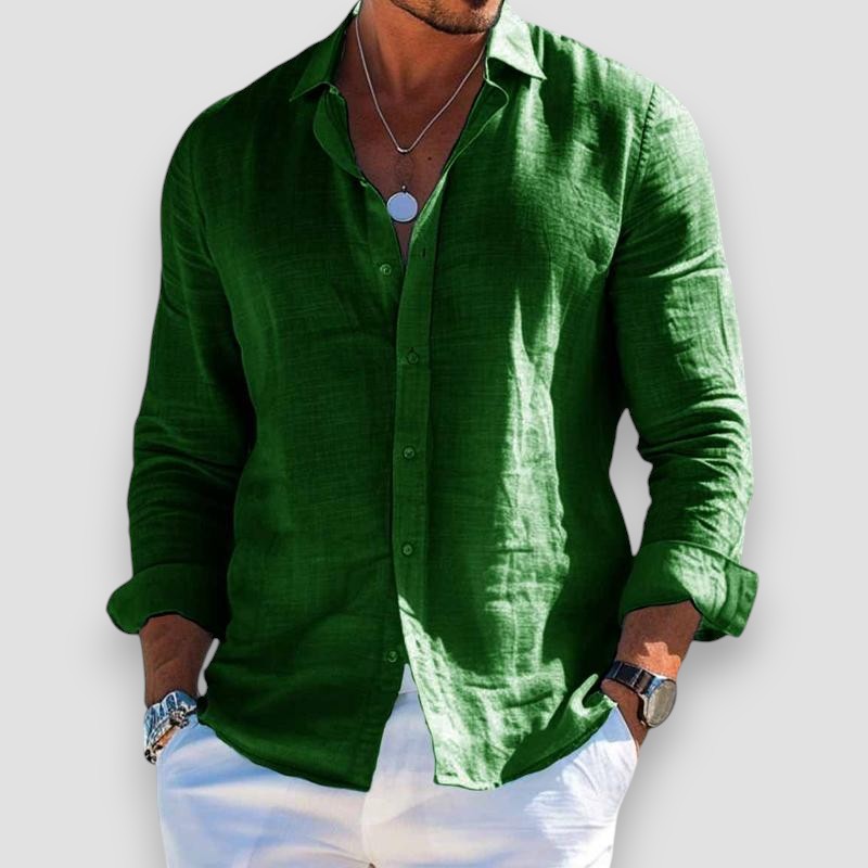 Christopher - Lightweight Button-Up Shirt