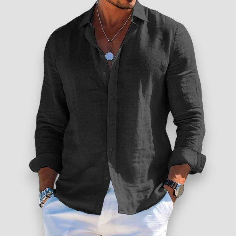 Christopher - Lightweight Button-Up Shirt