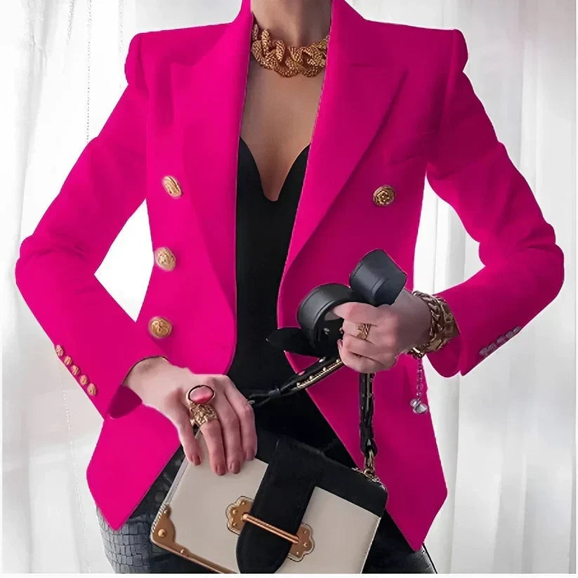 Lucinda | Double-Breasted Blazer with Peaked Lapels