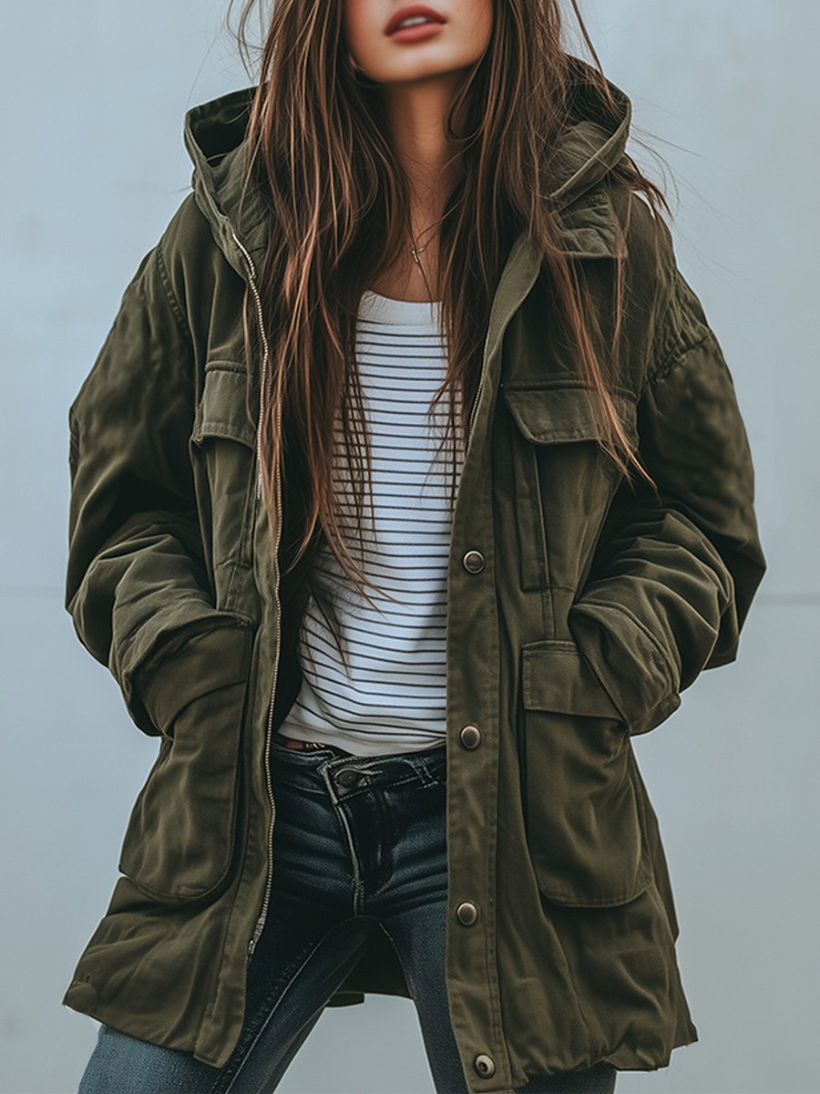 Naelani | Hooded Utility Jacket