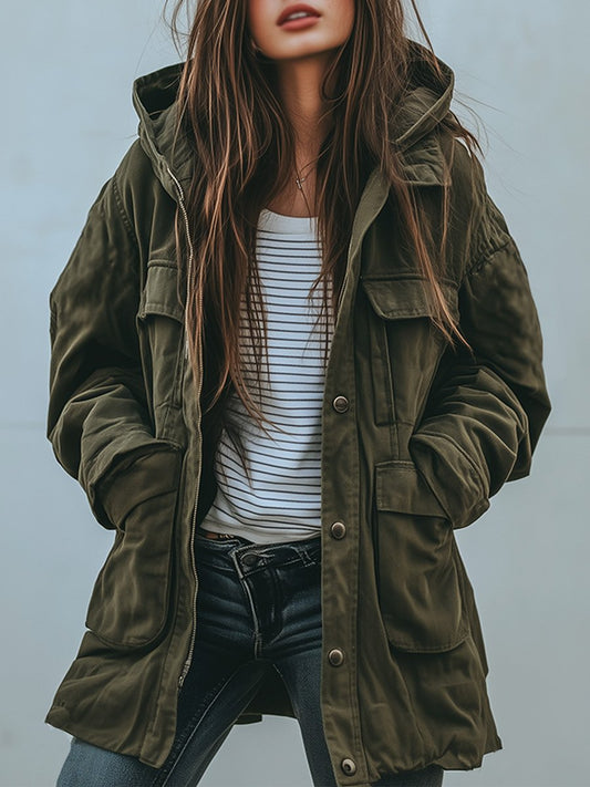 Naelani | Hooded Utility Jacket
