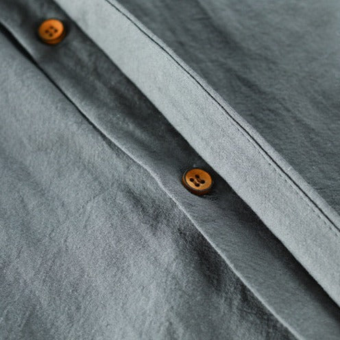 Hrvoje | Mandarin Collar Button Front Shirt