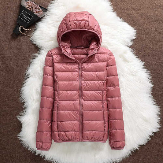 Manuela | Puffer Jacket with Hood and Duck Down