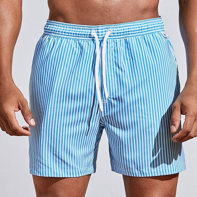 Hubart | Striped Drawstring Summer Shorts