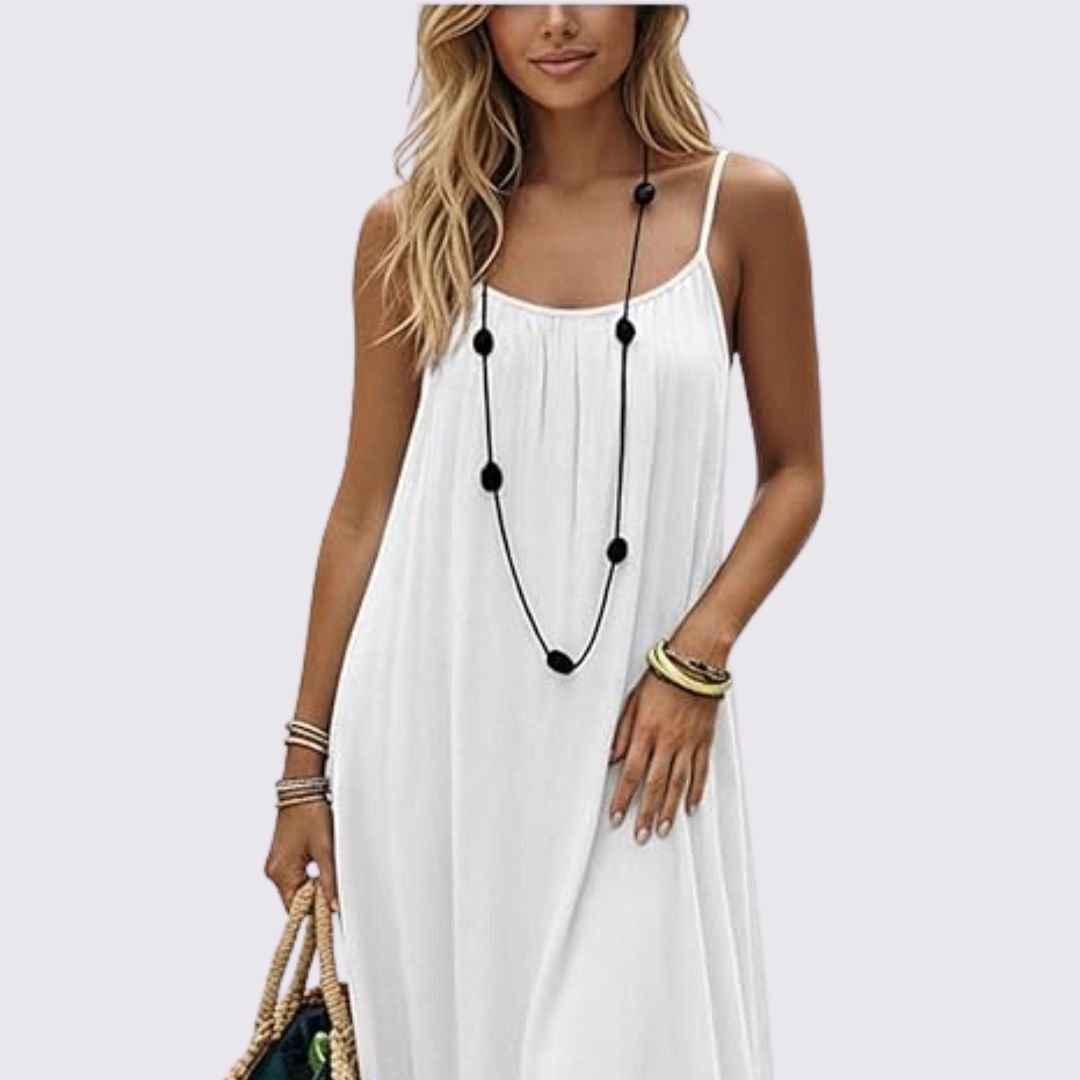 Diandra | Sleeveless Scoop Neck Maxi Dress