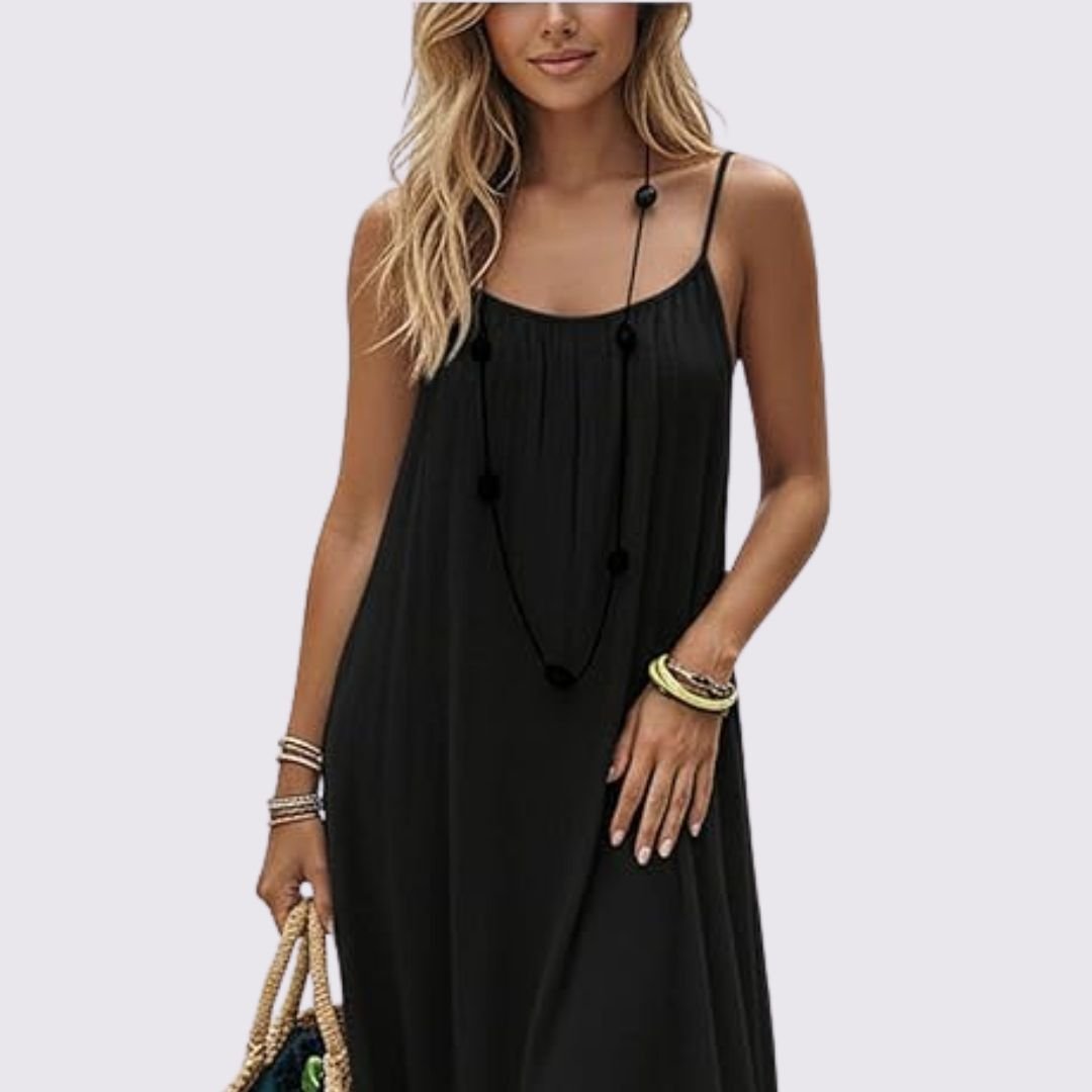 Diandra | Sleeveless Scoop Neck Maxi Dress