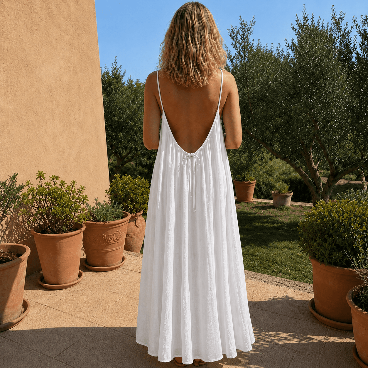 Diandra | Sleeveless Scoop Neck Maxi Dress