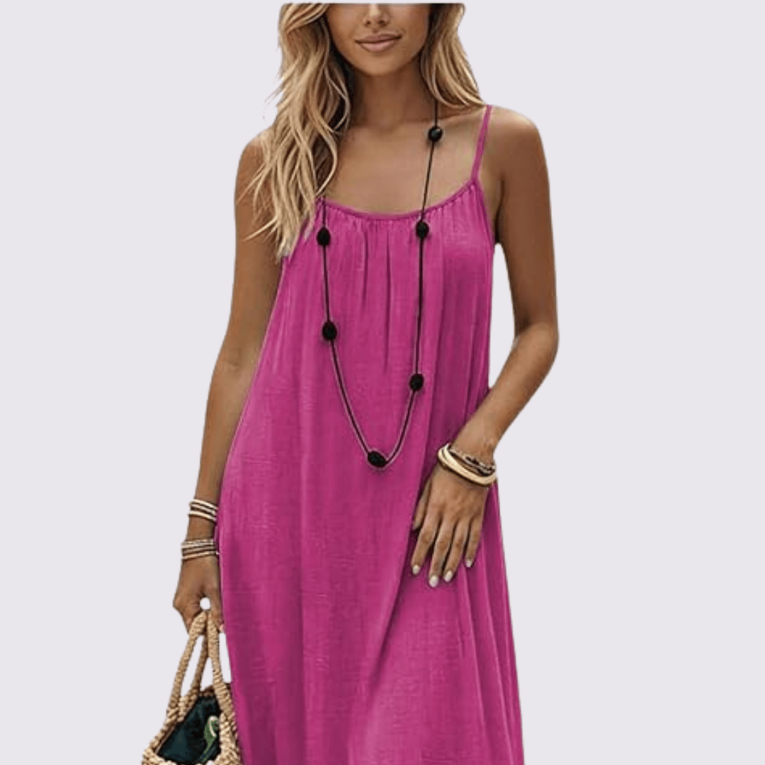 Diandra | Sleeveless Scoop Neck Maxi Dress