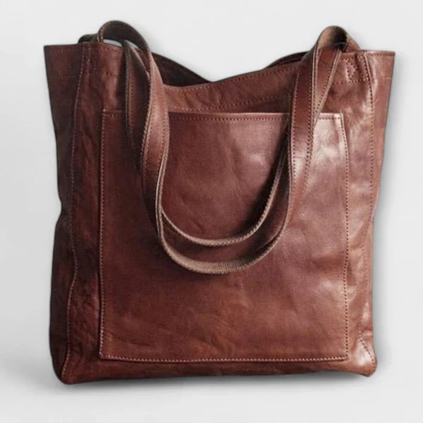 Patty | Large Soft Faux Leather Tote Bag
