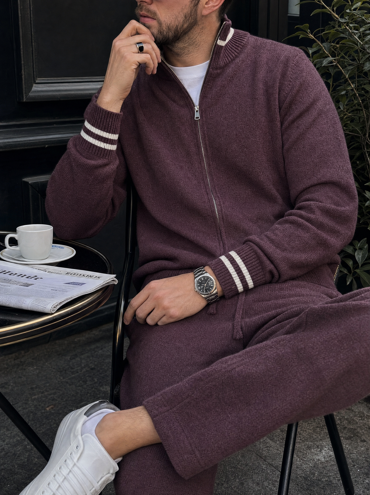 Ludwig | Tracksuit with Zip Front Jacket and Trousers