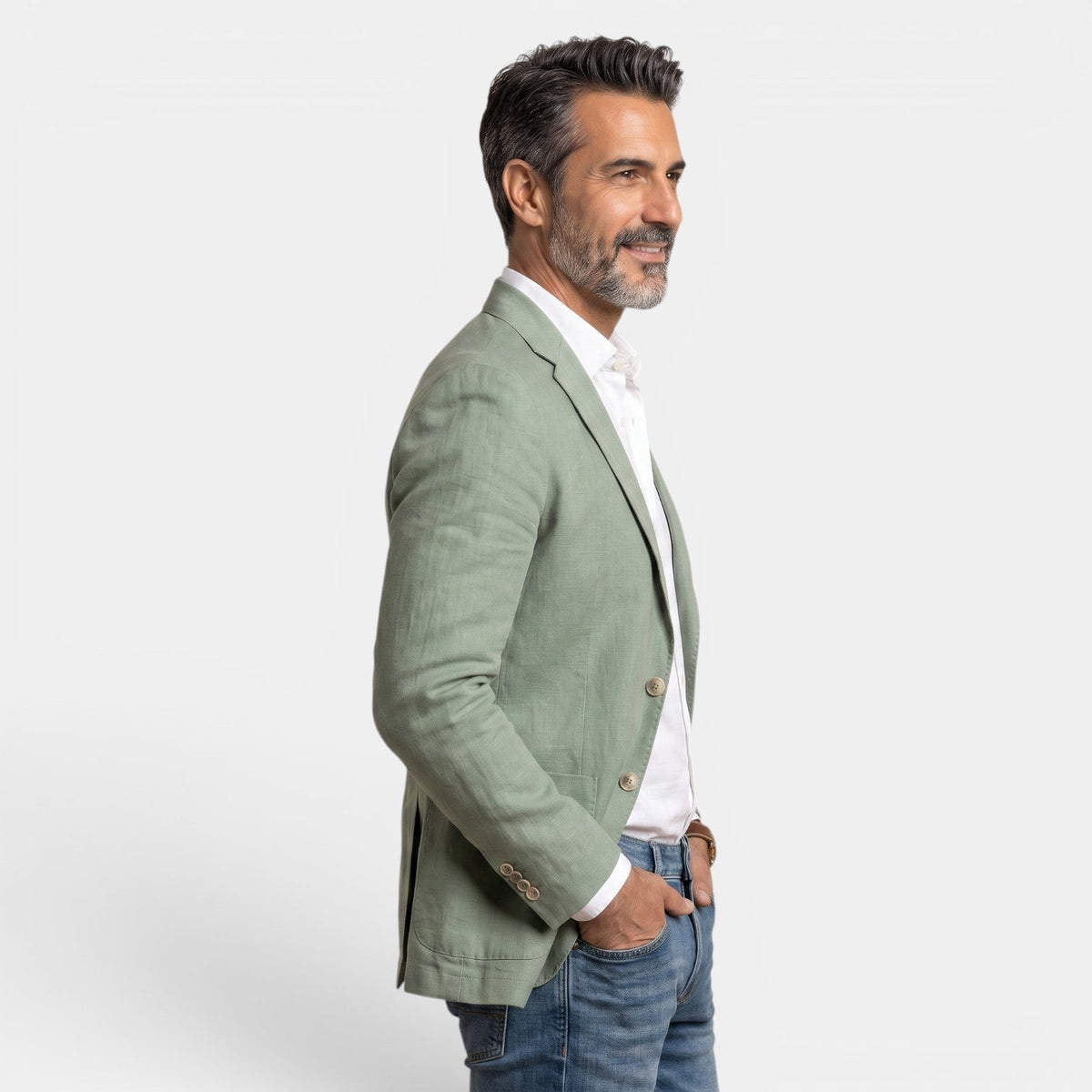 Faulkner | Blazer with Notched Lapels and Patch Pockets