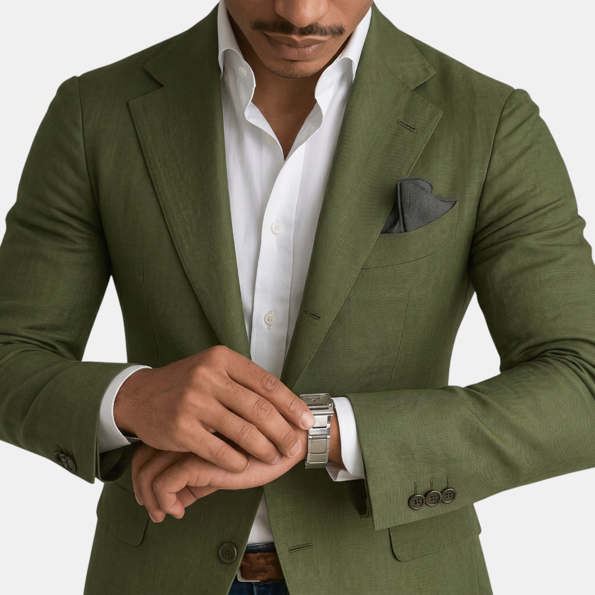 Martyn | Textured Blazer with Notched Lapels