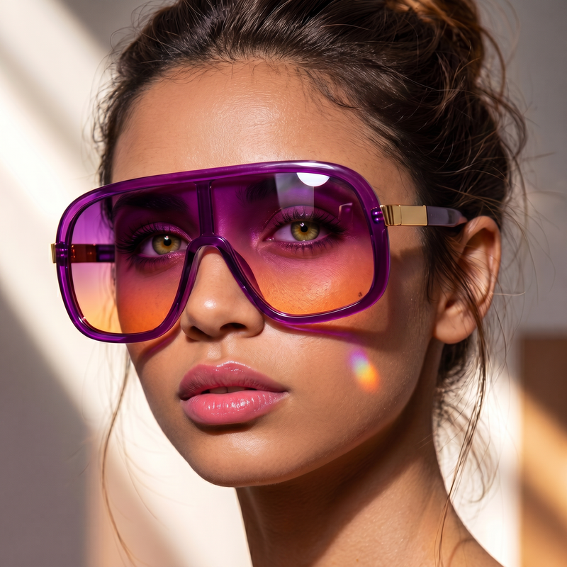 LumaVex | Shield Sunglasses with Oversized Gradient Lens