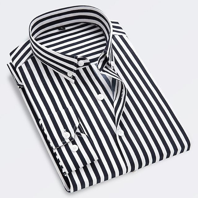 Jeroen | Striped Button Collar Shirt