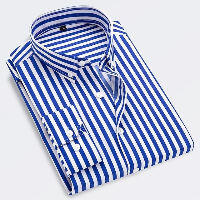Jeroen | Striped Button Collar Shirt