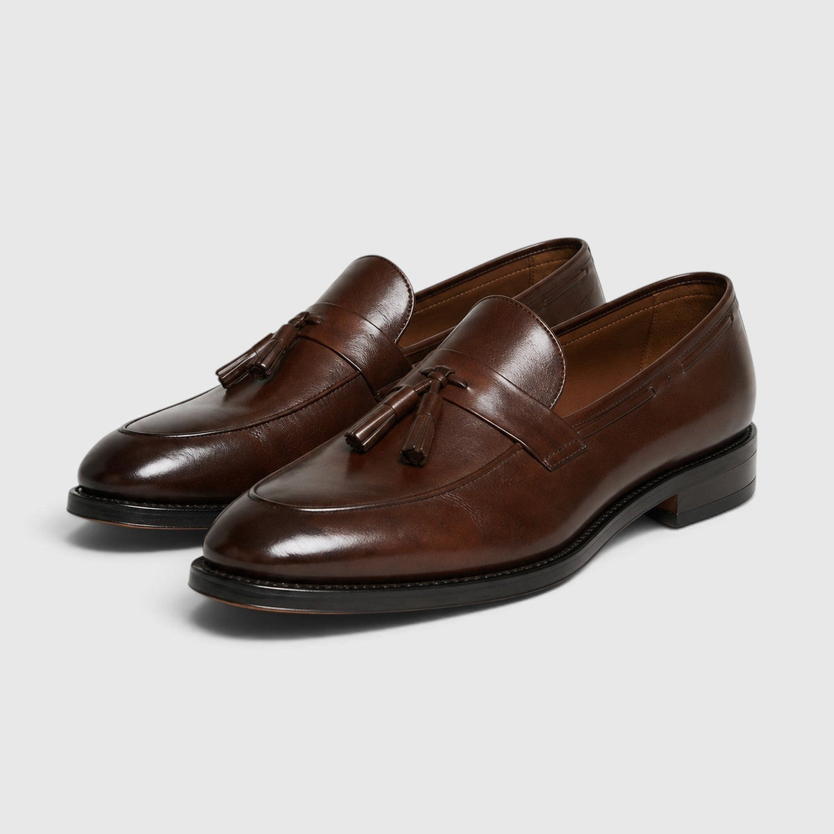 Tristan | Tassel Loafers with Smooth Uppers