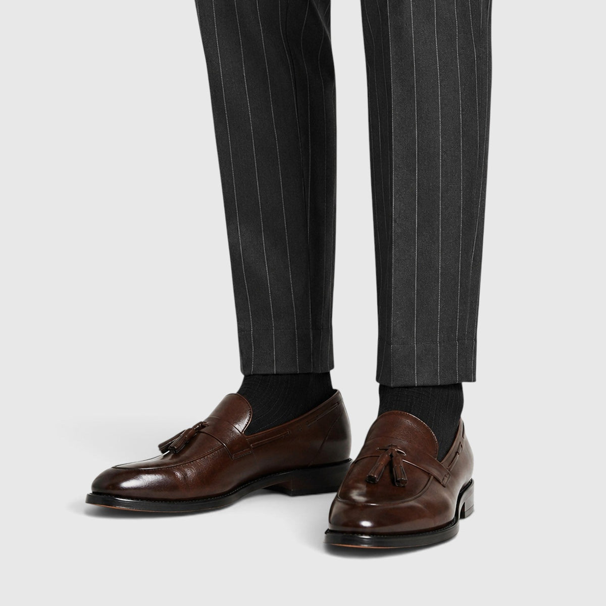 Tristan | Tassel Loafers with Smooth Uppers