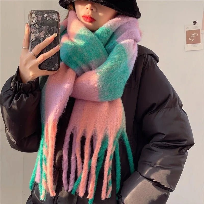 Eloisa | Knitted Scarf with Ribbed Ends