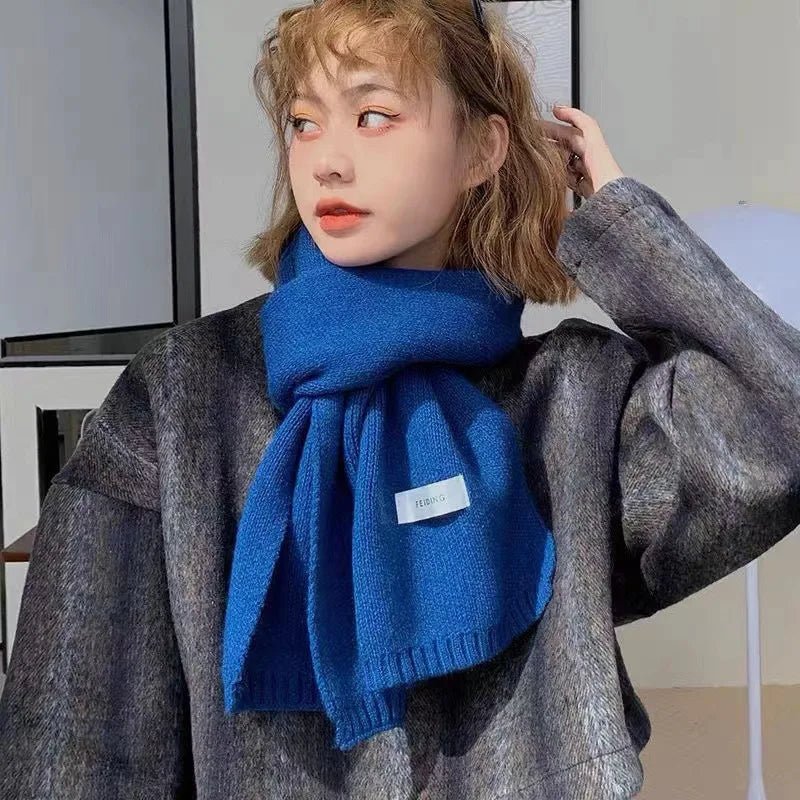 Eloisa | Knitted Scarf with Ribbed Ends