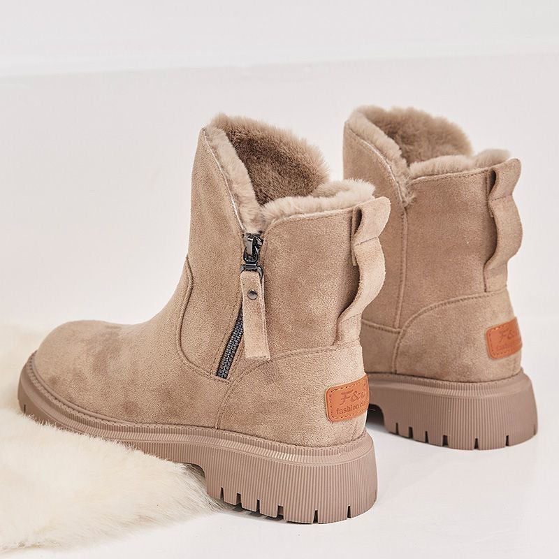 Miranda | Ankle Boots with Plush Lining and Zippers