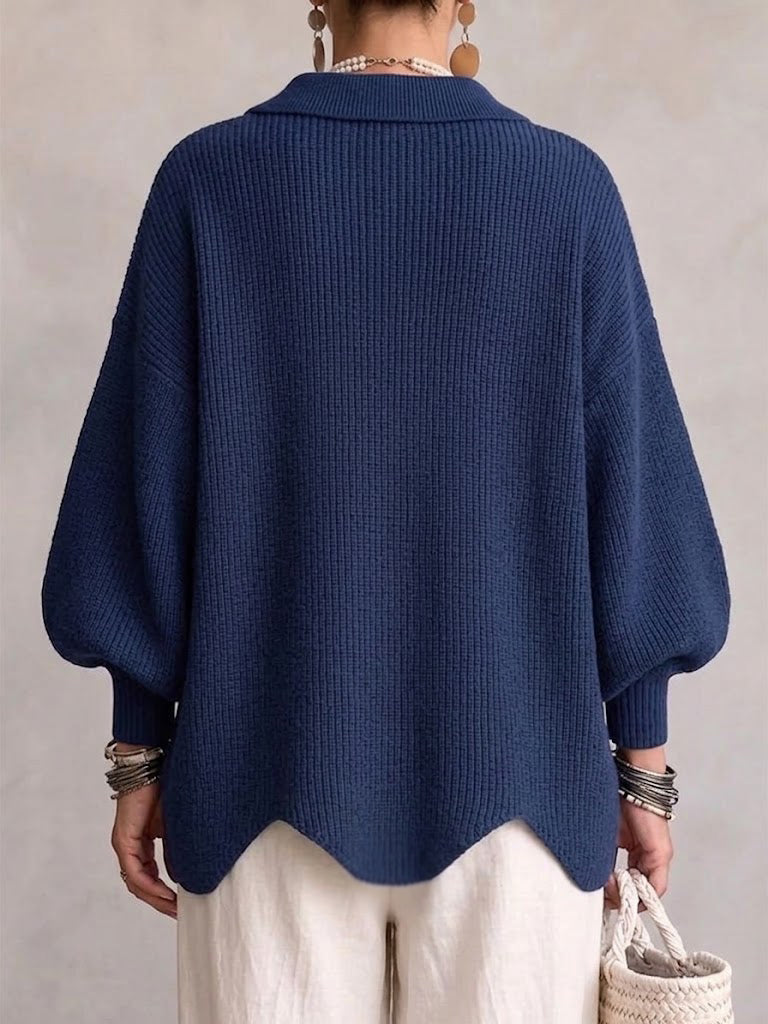 Patsy | Knit Cardigan with Balloon Sleeves