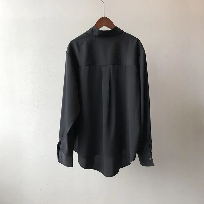 Nathan | Relaxed Fit Contrast Collar Button Shirt