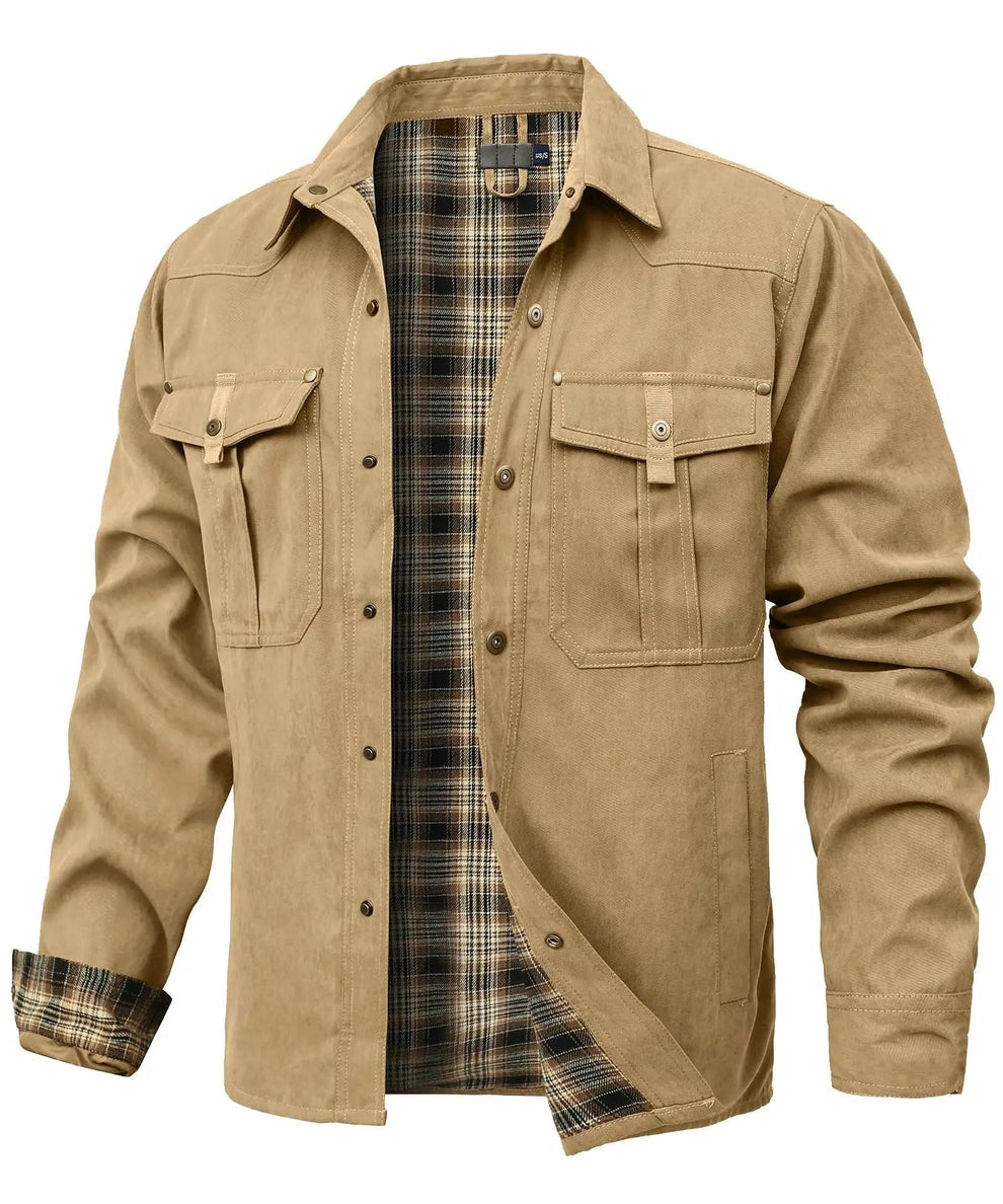 Hartmundius | Overshirt Jacket with Snap Closure