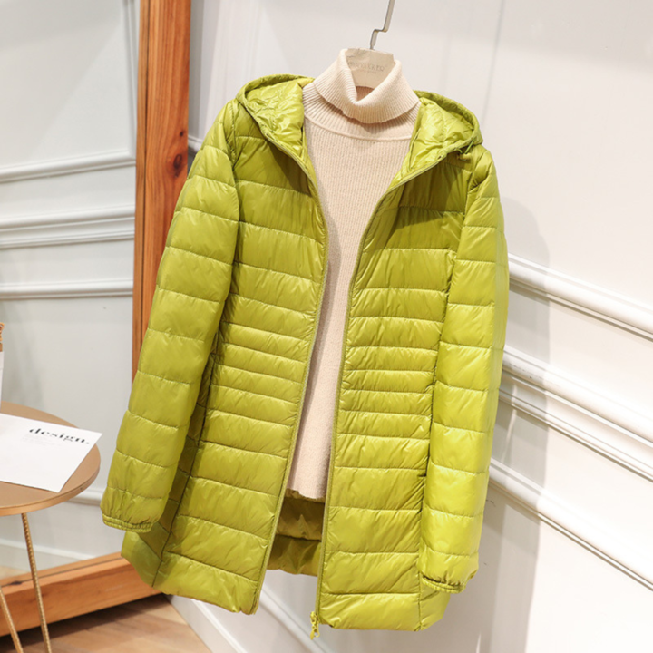 Manuela | Puffer Jacket with Hood and Duck Down
