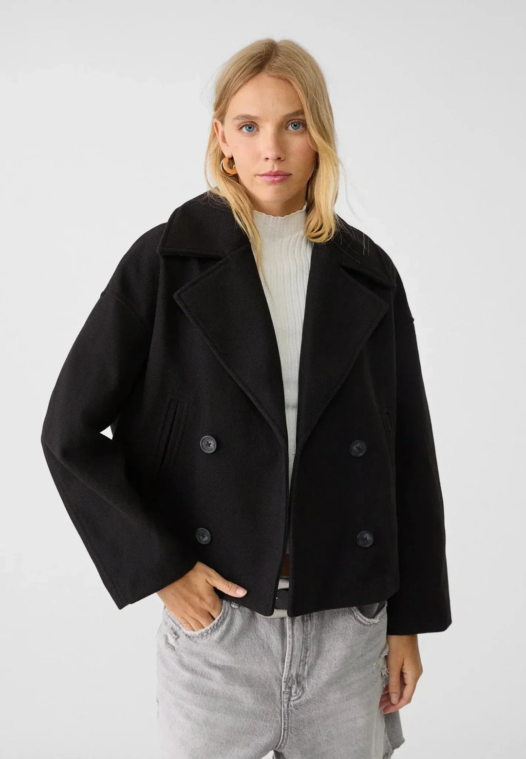 Rachel | Double-Breasted Jacket with Wide Lapels