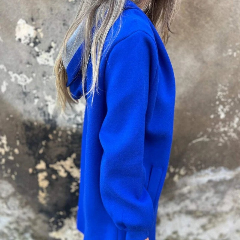 Karletta | Jacket with Hood and Open Front Styling