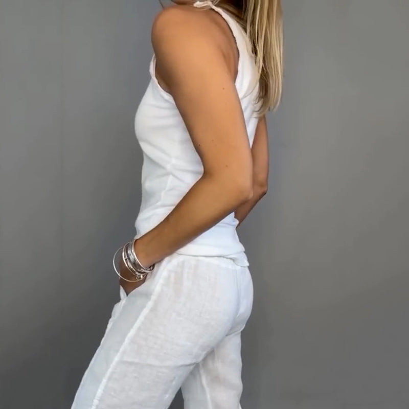Shilli | Sleeveless Tank Top Jogger Set
