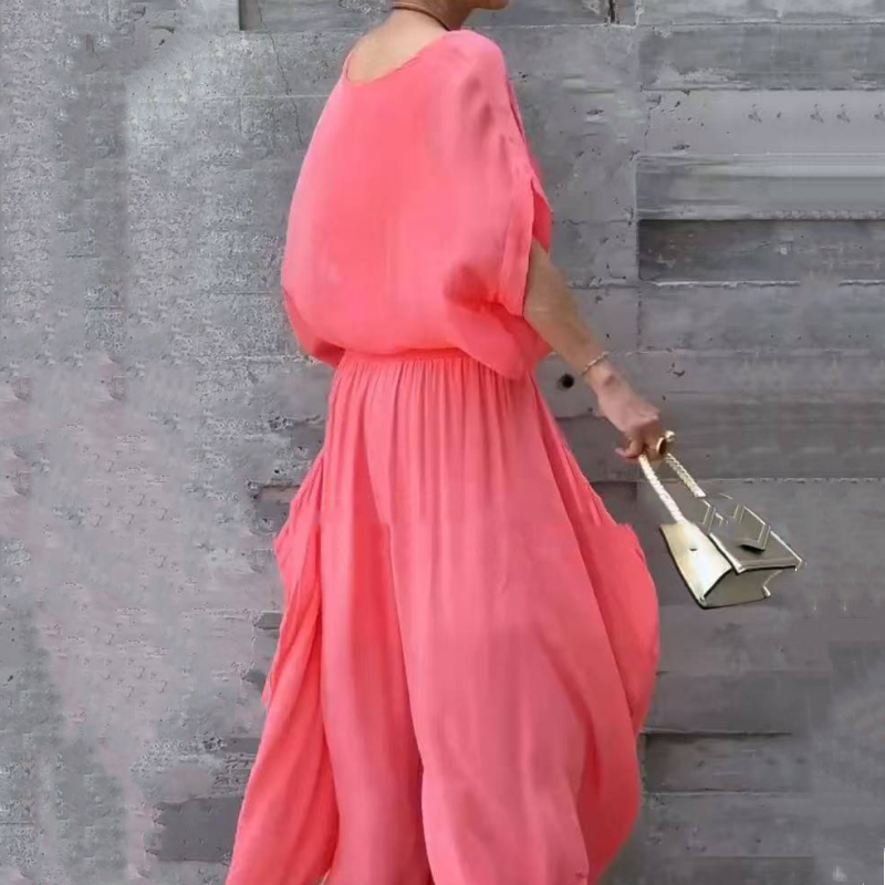 Alyson | Chiffon Layered Wide Leg Two Piece Set