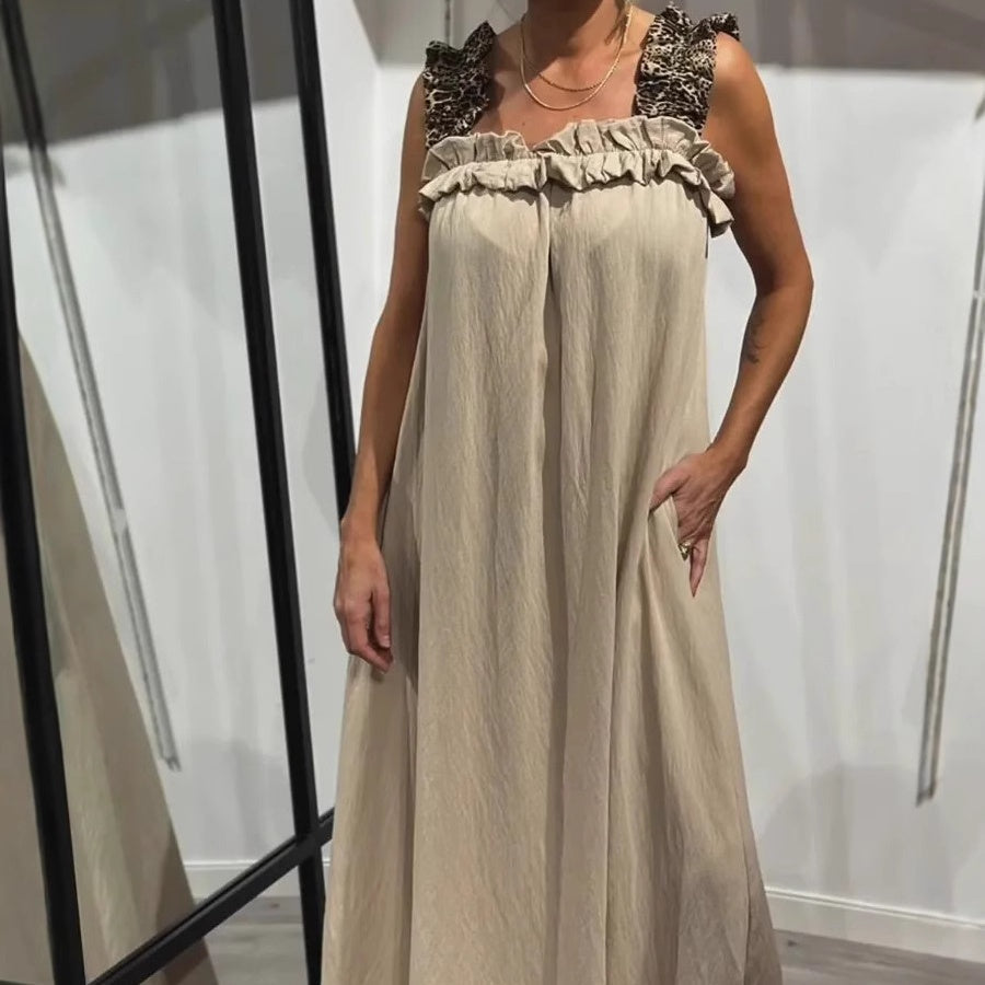 Fiola | Casual Sleeveless Maxi Dress with Pockets