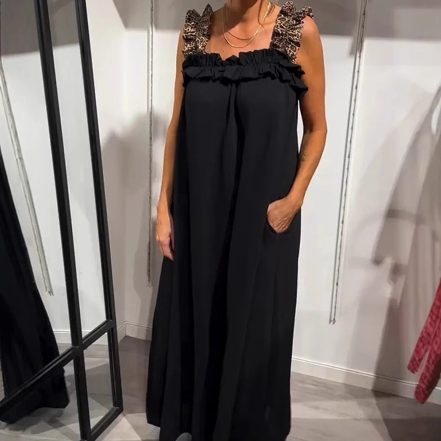 Fiola | Casual Sleeveless Maxi Dress with Pockets