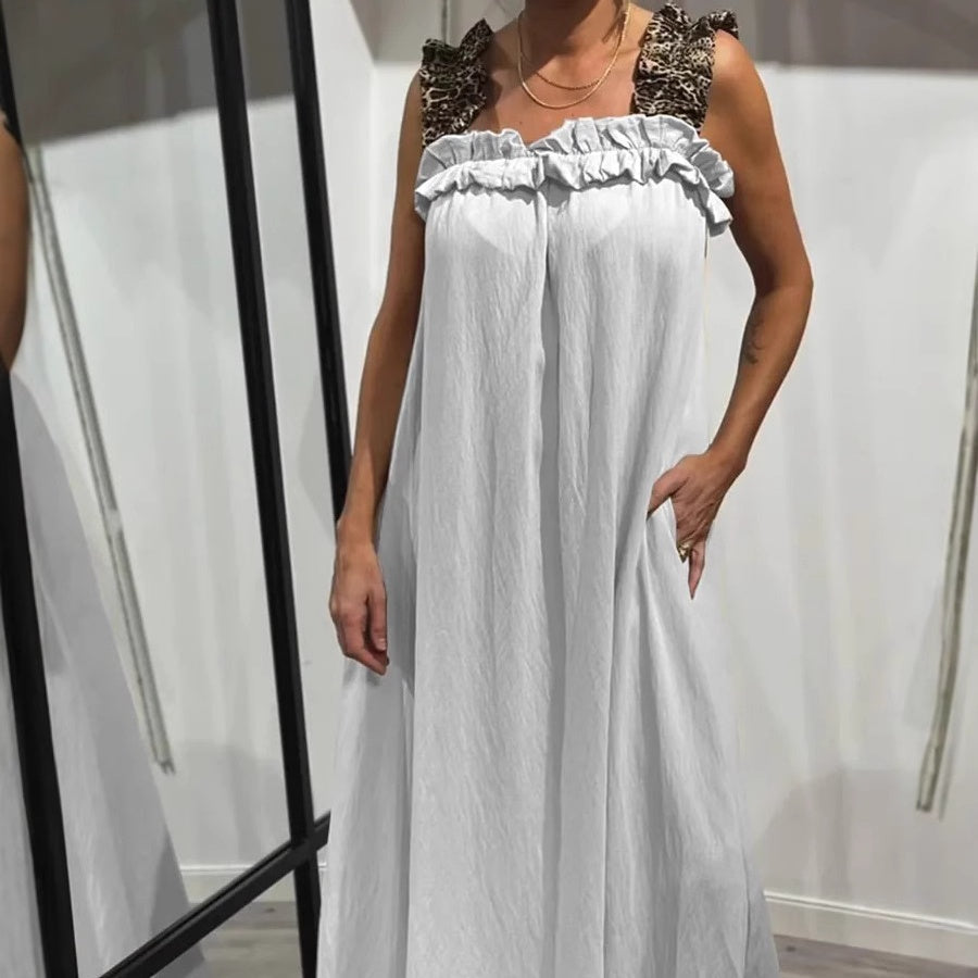 Fiola | Casual Sleeveless Maxi Dress with Pockets