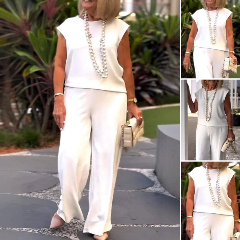 Danelia | Sleeveless Wide Leg Co Ord Set